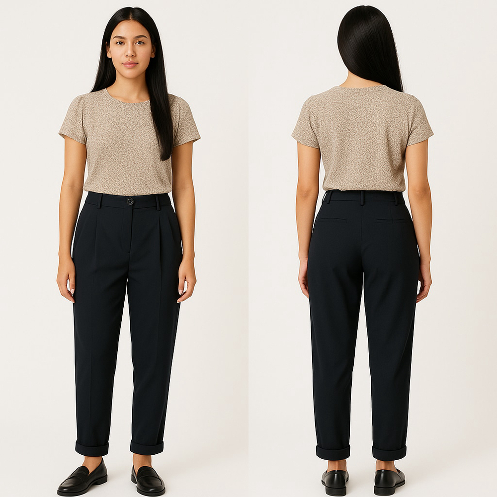 Women's LC Lauren Conrad Black Trousers Size 12